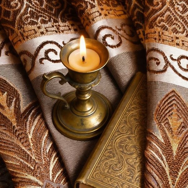 European Luxurious Dark Brown Gold Jacquard Curtain Fabrics factory