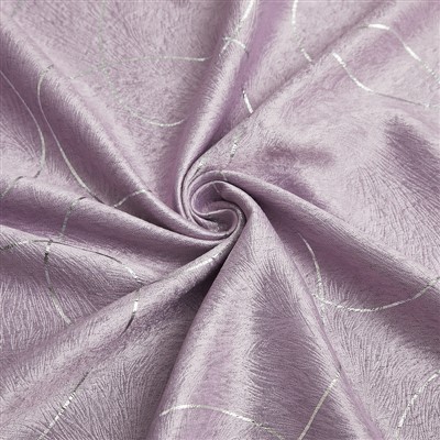 Қазіргі заманғы ашық қызғылт түсті металдан жасалған перде маталары