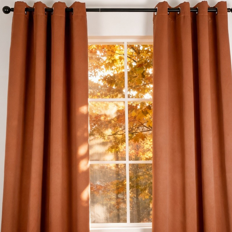 Urban Mocha Half Blackout Curtains Polyester Curtain suppliers