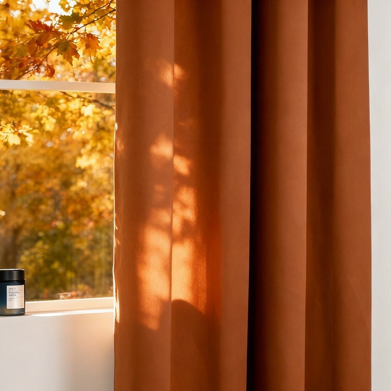 Urban Mocha Half Blackout Curtains Polyester Curtain best